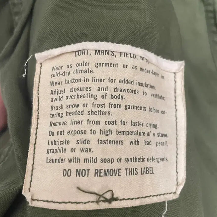 [BUNJANG] M-65 Field Jacket (Regular-Small) / 미군 오리지널 M-65 필드자켓 2세대 67년 regular-small