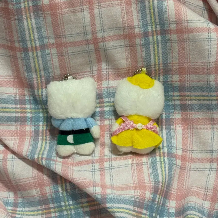 [BUNJANG] Vintage Hello Kitty Parent Doll Keyring / 고전키티엄마아빠인형키링