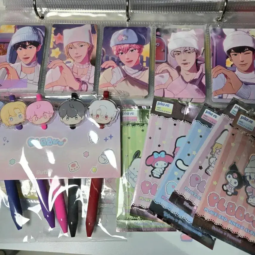 플뿌 버프즈 볼펜+미공포+포카앨범 세트 플레이브