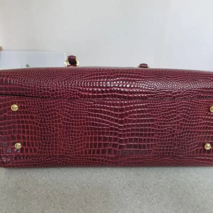 [BUNJANG] Daks Crocodile Tote/Cross Bag / 닥스 크로커다일 토트.크로스백