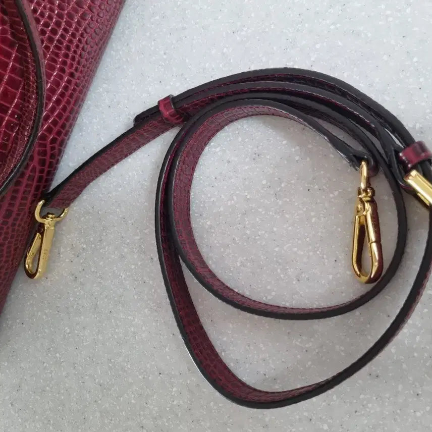 [BUNJANG] Daks Crocodile Tote/Cross Bag / 닥스 크로커다일 토트.크로스백