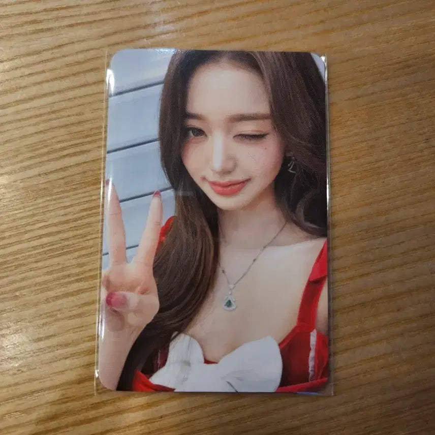 현물)아이브 원영 위드뮤 럭키드로우 럭드 포카 B 시크릿 분철