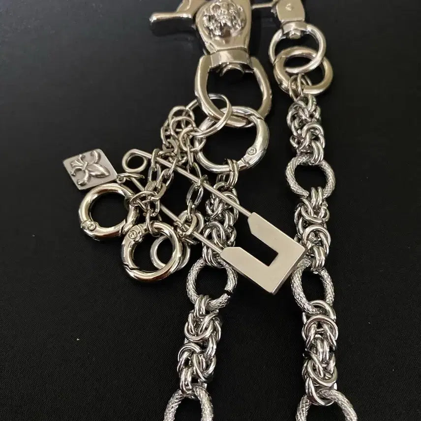 [BUNJANG] Skull Keychain Pants Chain / 스컬 키체인