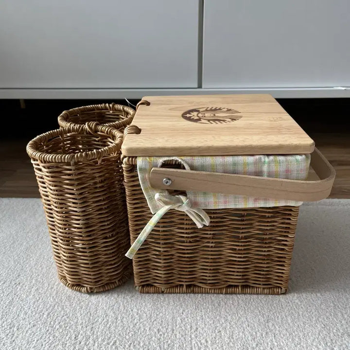 [BUNJANG] Starbucks 22 Spring Rattan Picnic Carrier / 스타벅스 22 스프링 라탄 피크닉 캐리어