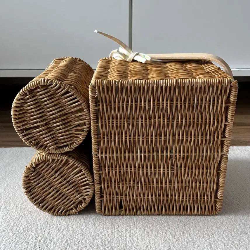 [BUNJANG] Starbucks 22 Spring Rattan Picnic Carrier / 스타벅스 22 스프링 라탄 피크닉 캐리어