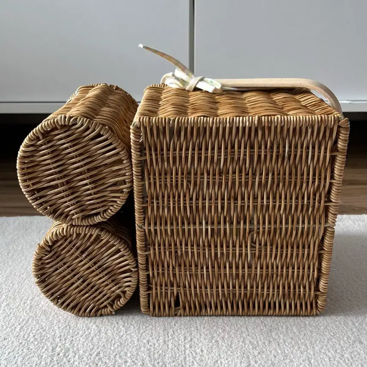 [BUNJANG] Starbucks 22 Spring Rattan Picnic Carrier / 스타벅스 22 스프링 라탄 피크닉 캐리어