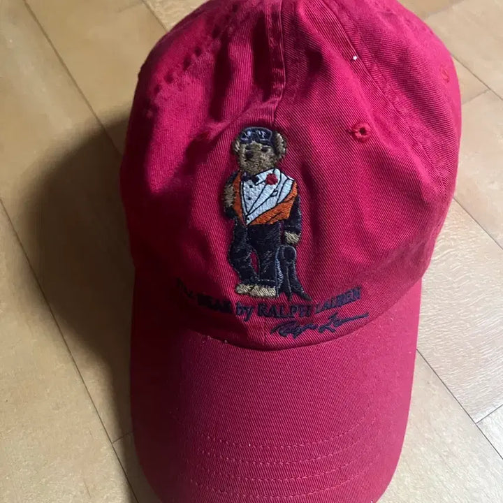 [BUNJANG] Polo Ralph Lauren Bear Ball Cap / 폴로 랄프로렌 곰돌이 볼캡 레드