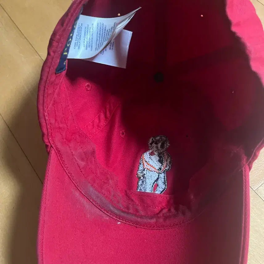 [BUNJANG] Polo Ralph Lauren Bear Ball Cap / 폴로 랄프로렌 곰돌이 볼캡 레드