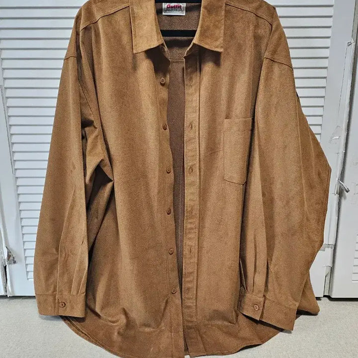 [BUNJANG] Unisex Suede Shirt / (새상품)스웨이드셔츠