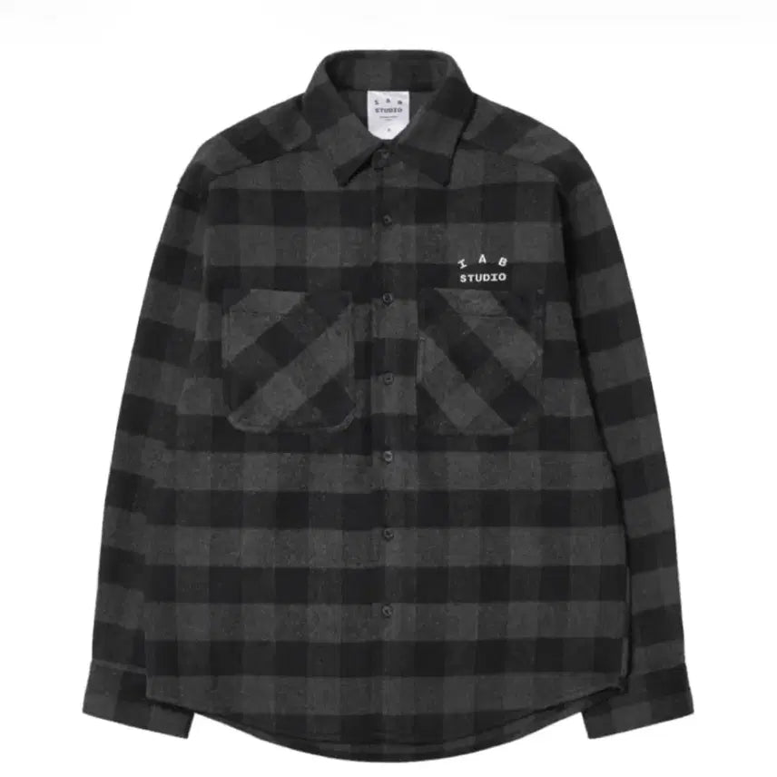 [BUNJANG] Iab Studio Check Shirt XXL / 아이앱 체크셔츠 새 상품 xxl