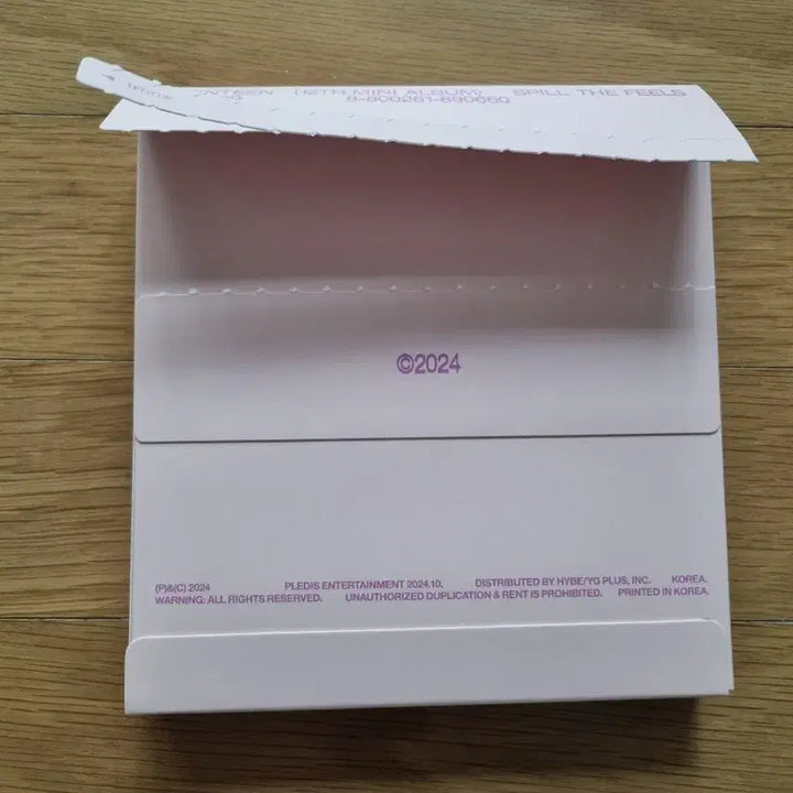 세븐틴 Spill the feels feel new 버전 개봉 앨범