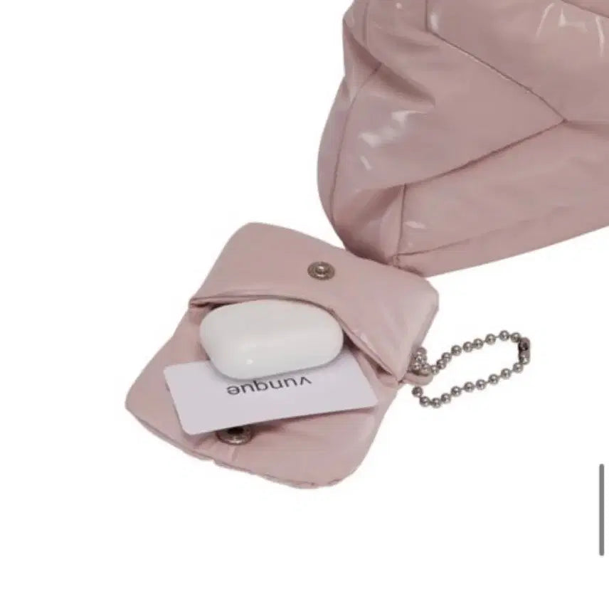 [BUNJANG] Vunque Baby Pink Padded Bag / 분크 패딩 백 베이비핑크
