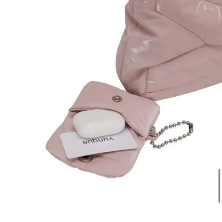 [BUNJANG] Vunque Baby Pink Padded Bag / 분크 패딩 백 베이비핑크