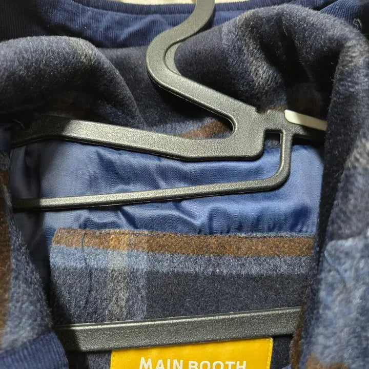 [BUNJANG] Main Booth Oversized Check Duffle Coat / 메인부스 오버사이즈 체크 더플코트 2사이즈