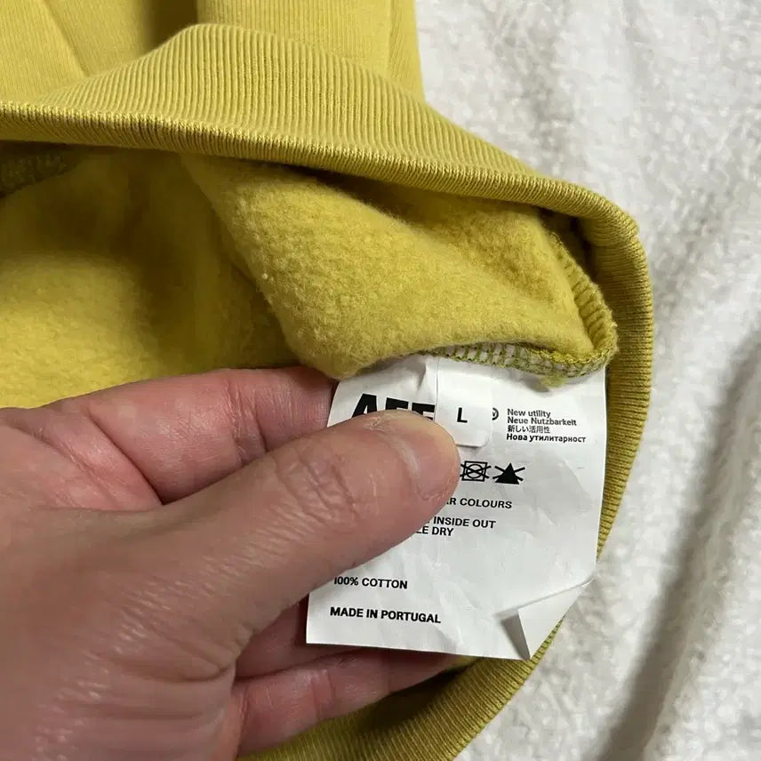 [BUNJANG] Affix Hoodie (Yellow) / (L)아픽스 Affix 후드티 (옐로우) 후디