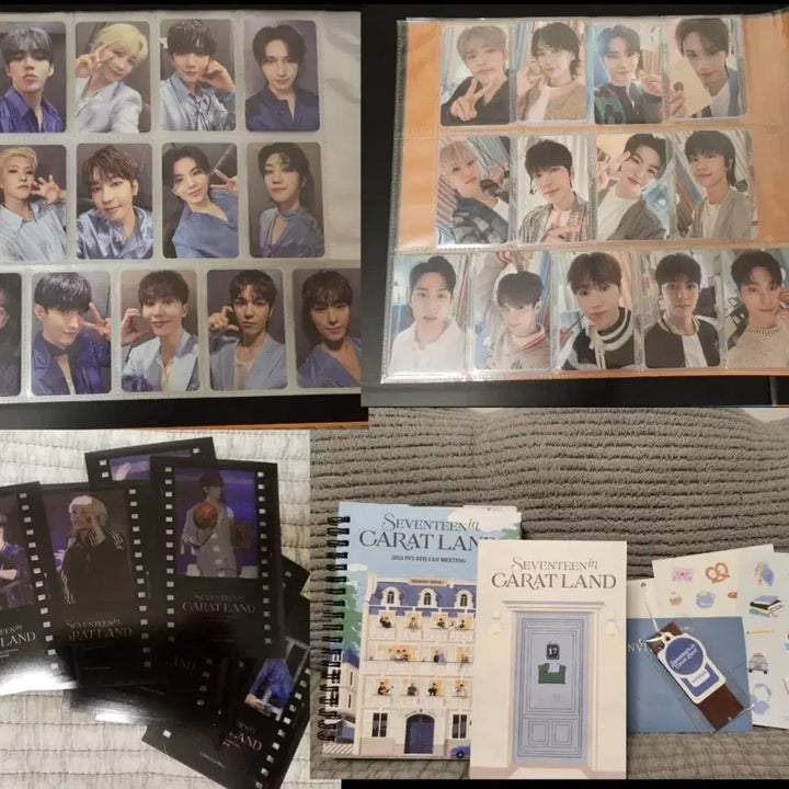 세븐틴 2024 캐럿랜드 메모리북 사진구성 코드미사용