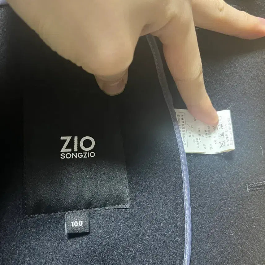 [BUNJANG] ZIOSONGZIO Navy Handmade Coat / 지오송지오 네이비 코트M