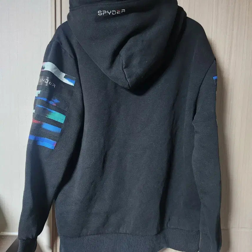 [BUNJANG] Spider Black Hoodie 105 / 스파이더 블랙 후드티 105