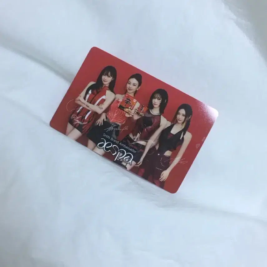 에스파 신라면 포토카드