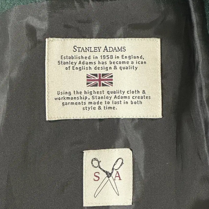 [BUNJANG] Stanley Adams Green Wool Coat - Men's / 스탠리 아담스 그린 울 코트 m 100-105