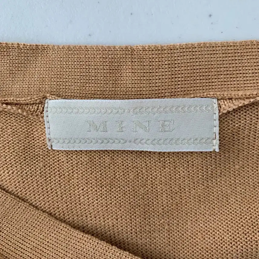 [BUNJANG] Mine Knit Cardigan / 정품 마인 Mine  모+실크  나트 가디건