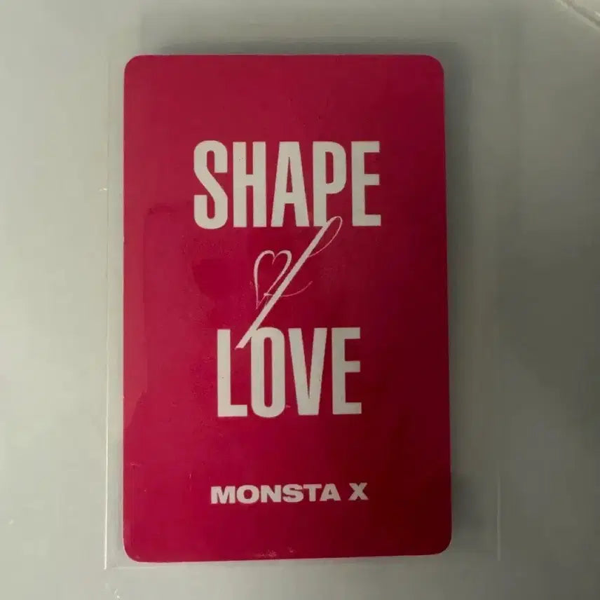 몬스타엑스 형원 shape of love 포카