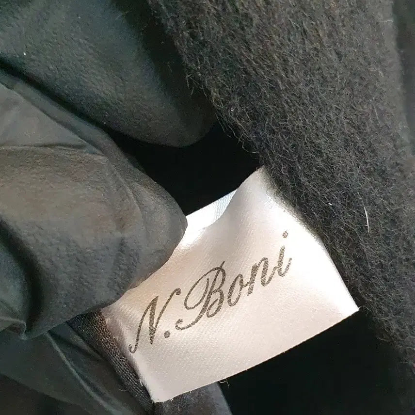 [BUNJANG] NB Black Fur Coat / NB 블랙 모피(알파카100%카라 밍크100%코트 프리사이즈