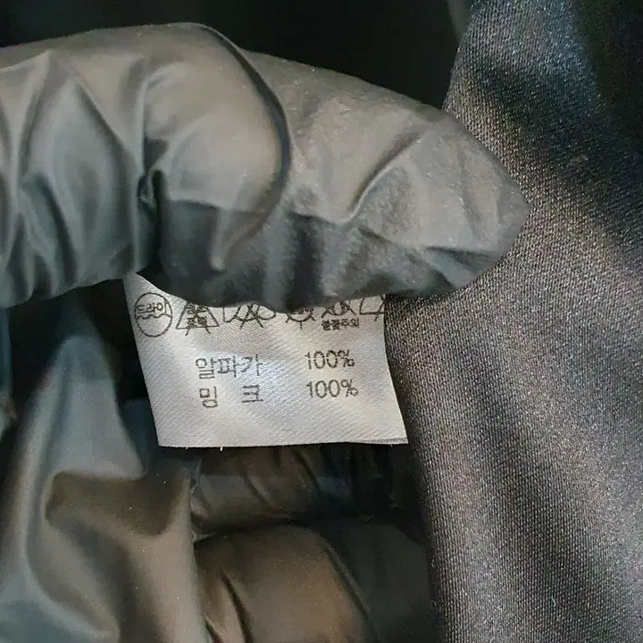 [BUNJANG] NB Black Fur Coat / NB 블랙 모피(알파카100%카라 밍크100%코트 프리사이즈