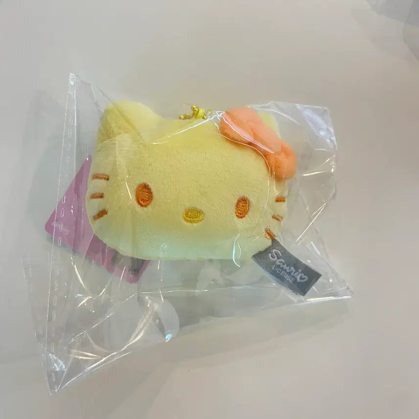 [BUNJANG] Hello Kitty Face Mini Keyring (Red, Pink, Yellow, Blue) / 새상품) 정품 헬로키티 얼굴 레드 핑크 그레이 옐로우 블루 미니 키링