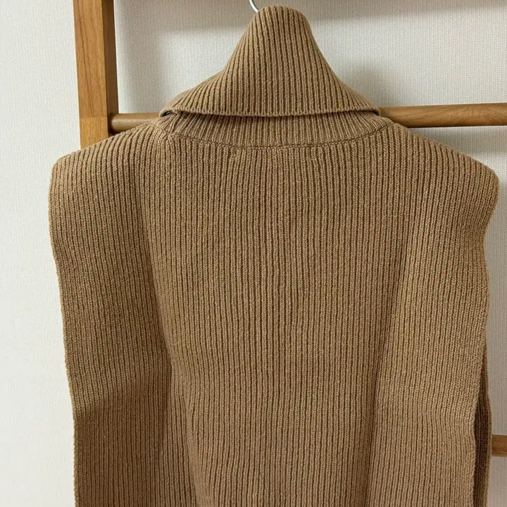[BUNJANG] Turtle Neck Cropped Poncho Vest / (새상품) 터틀넥 크롭 판초베스트