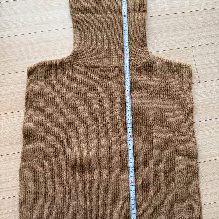[BUNJANG] Turtle Neck Cropped Poncho Vest / (새상품) 터틀넥 크롭 판초베스트