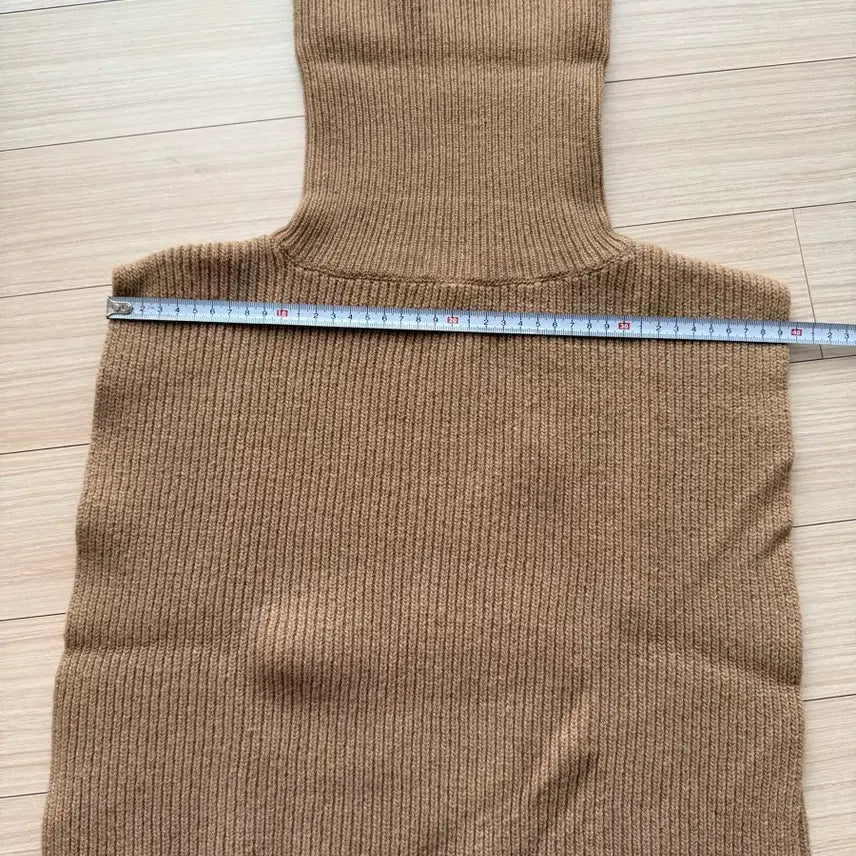 [BUNJANG] Turtle Neck Cropped Poncho Vest / (새상품) 터틀넥 크롭 판초베스트