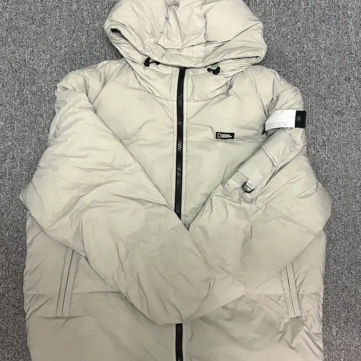 [BUNJANG] National Geographic Goldenmole Goose Hooded Down Jacket / 내셔널지오그래픽 골든몰 구스 후디 다운