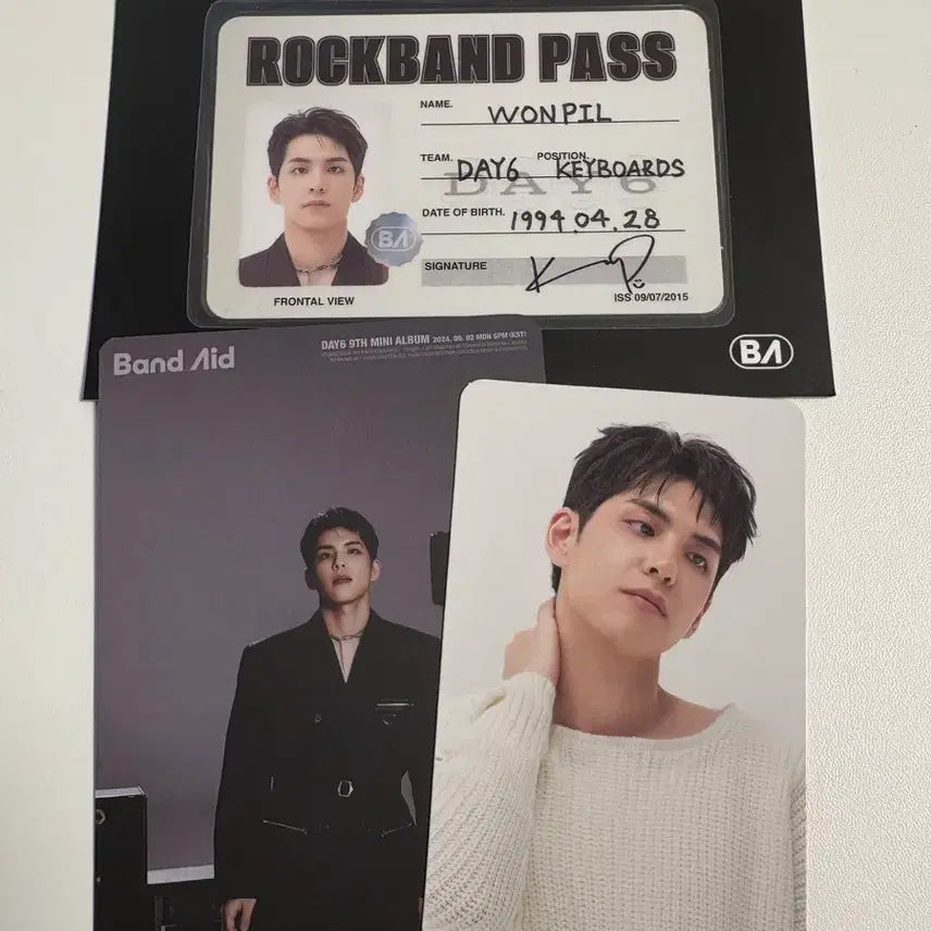 데이식스 DAY6 원필 포카 아이디카드 ID카드