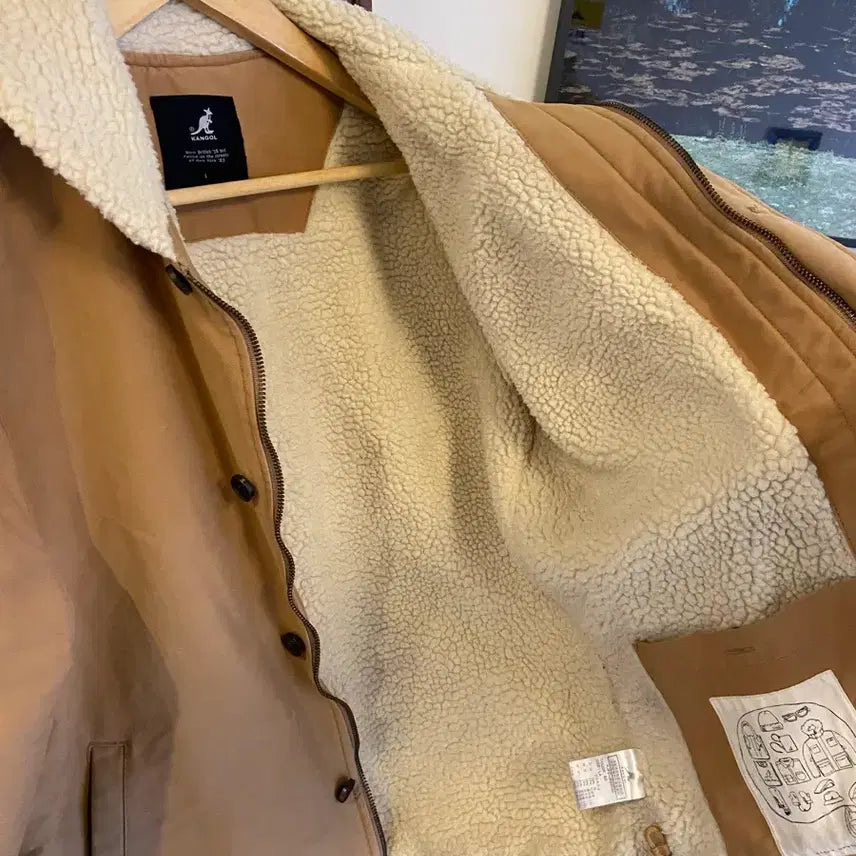 [BUNJANG] Kangol Beige Deck Jacket / 캉골 베이지 덱자켓