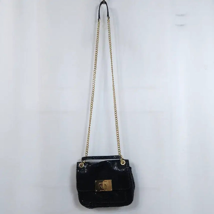 [BUNJANG] Michael Kors Black Chain Shoulder Bag / 마이클코어스 블랙 체인 숄더백