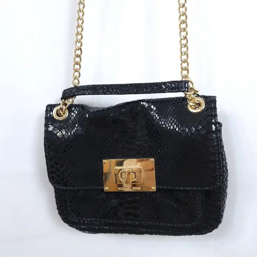 [BUNJANG] Michael Kors Black Chain Shoulder Bag / 마이클코어스 블랙 체인 숄더백