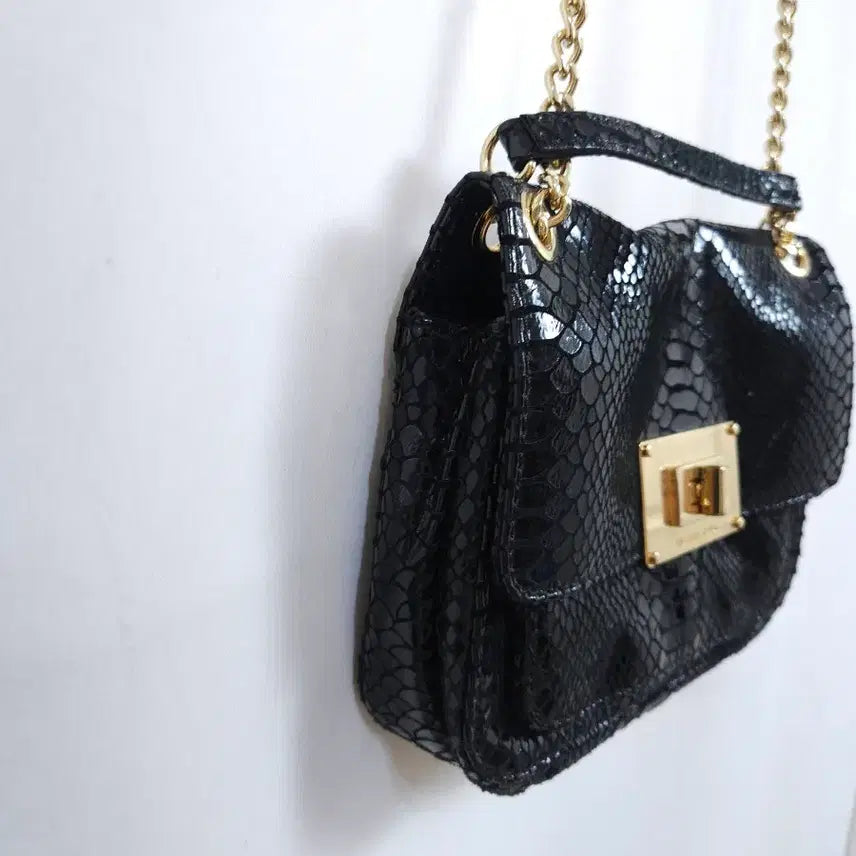 [BUNJANG] Michael Kors Black Chain Shoulder Bag / 마이클코어스 블랙 체인 숄더백