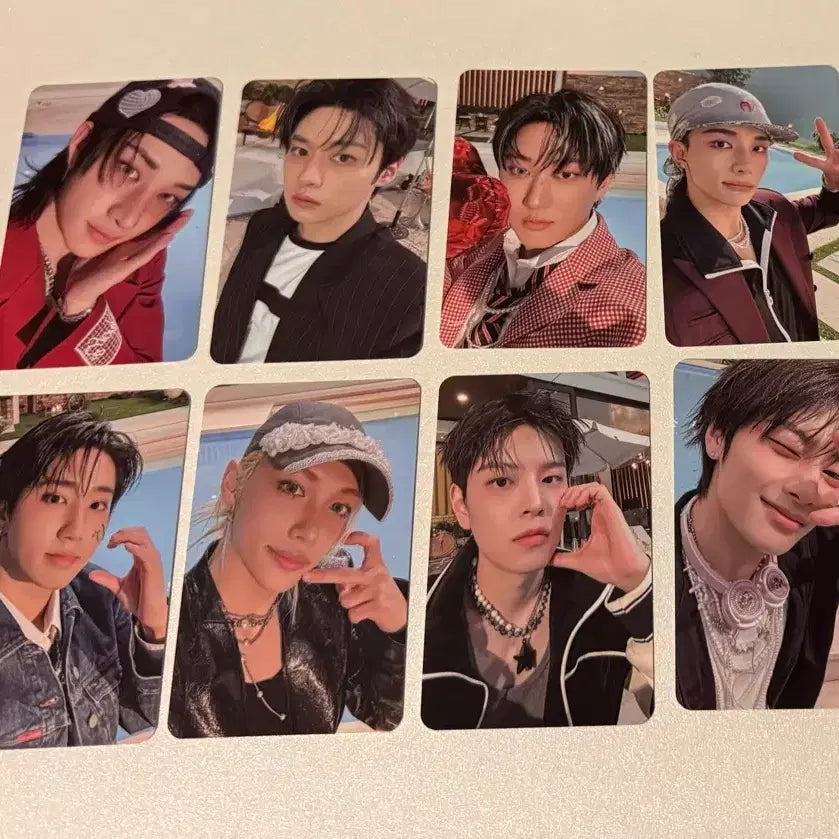 스트레이키즈 스키즈 이블 스키주 스피커 포카 8장 세트 양도