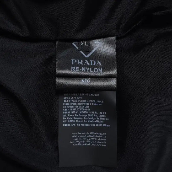 [BUNJANG] Prada Re-Nylon Quilted Padded Jacket / [XL] 프라다 리나일론 퀄팅 패딩 블랙(SGB803)