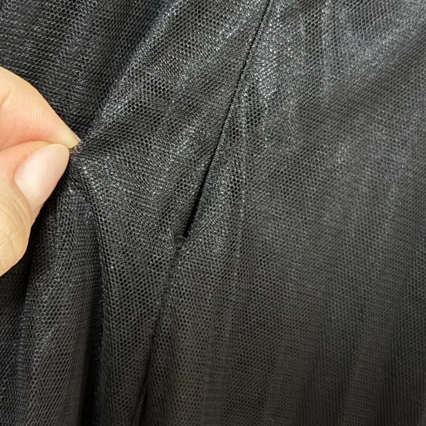[BUNJANG] Black Tweed Pleats Dress [M] / 블랙 트위드 플리츠 원피스 [M]