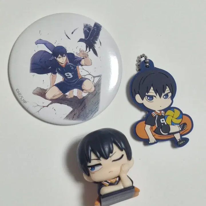 [BUNJANG] Haikyu! Kageyama Tobio Badge Strap Bundle Set / 하이큐 카게야마 토비오 뱃지 스트랩 굿즈일괄
