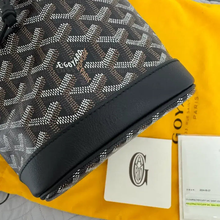 [BUNJANG] Goyard Petit Flot Black Bucket Bag / 고야드 쁘띠플로 블랙
