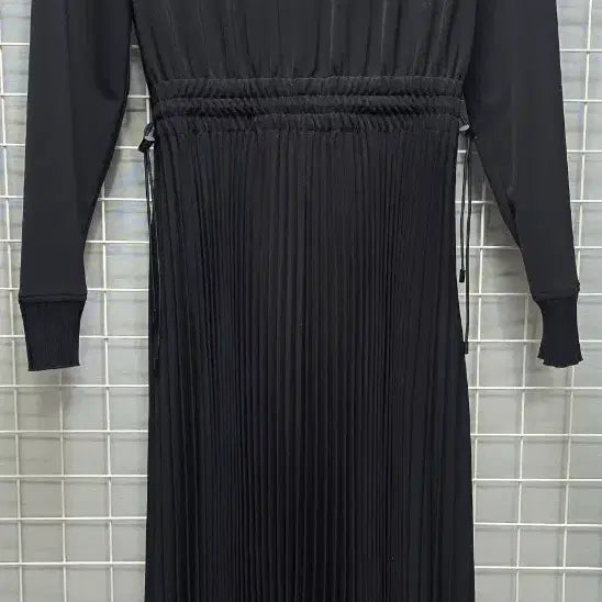 [BUNJANG] LANVIN Collection Long Sleeve Pleated Long Dress / LANVIN 랑방컬렉션 춘추 긴팔 주름 롱원피스