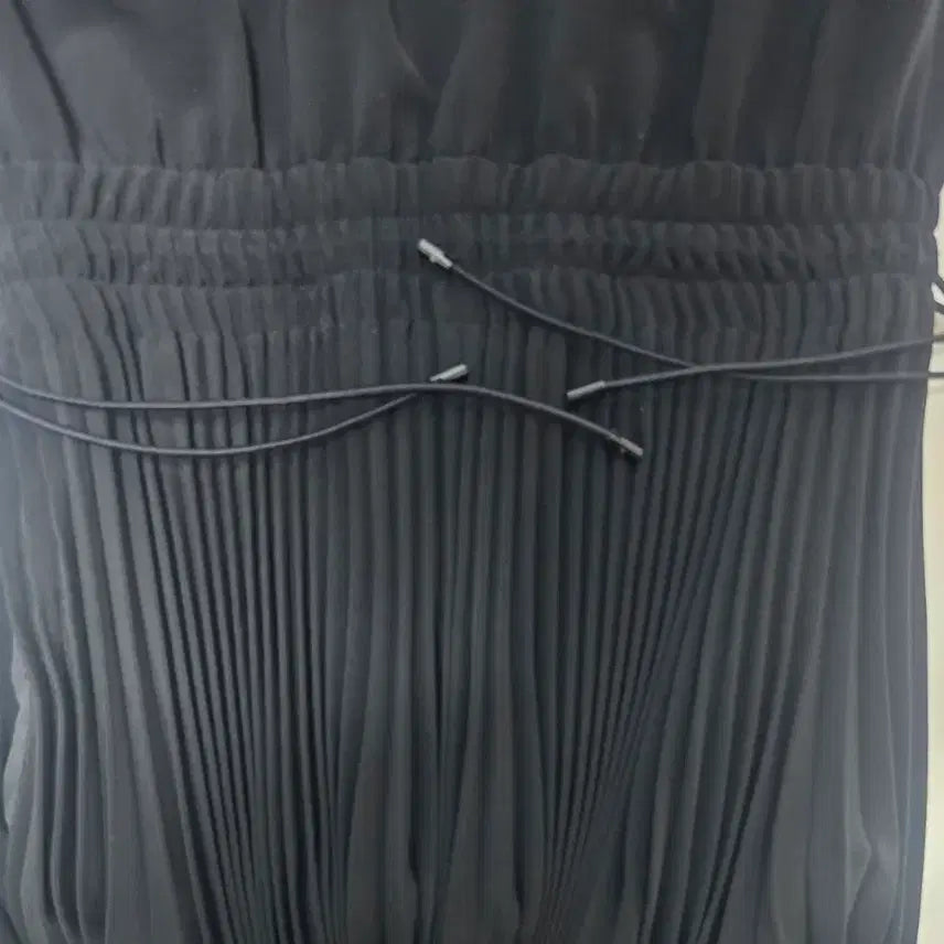 [BUNJANG] LANVIN Collection Long Sleeve Pleated Long Dress / LANVIN 랑방컬렉션 춘추 긴팔 주름 롱원피스