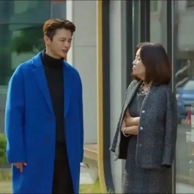 [BUNJANG] System Homme Cashmere Cobalt Blue Overfit Coat / 시스템옴므 캐시미어 코발트블루 오버핏 코트 95사이즈