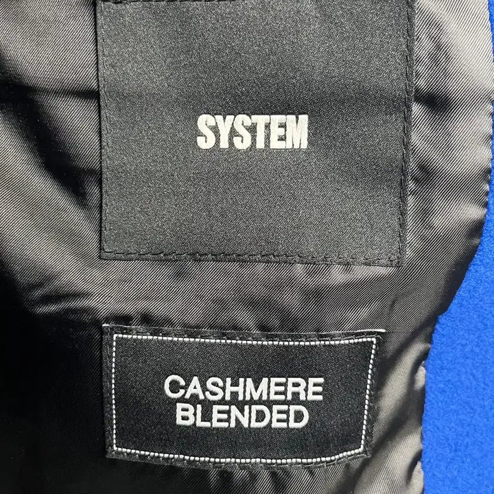 [BUNJANG] System Homme Cashmere Cobalt Blue Overfit Coat / 시스템옴므 캐시미어 코발트블루 오버핏 코트 95사이즈