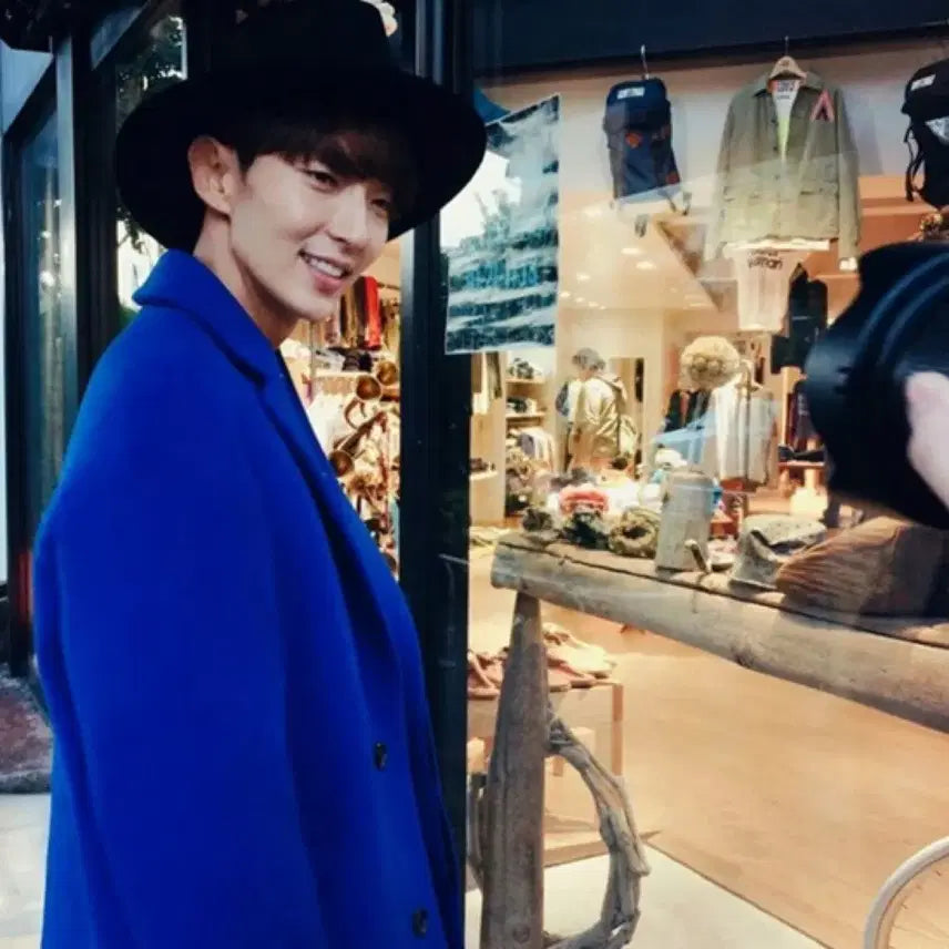 [BUNJANG] System Homme Cashmere Cobalt Blue Overfit Coat / 시스템옴므 캐시미어 코발트블루 오버핏 코트 95사이즈