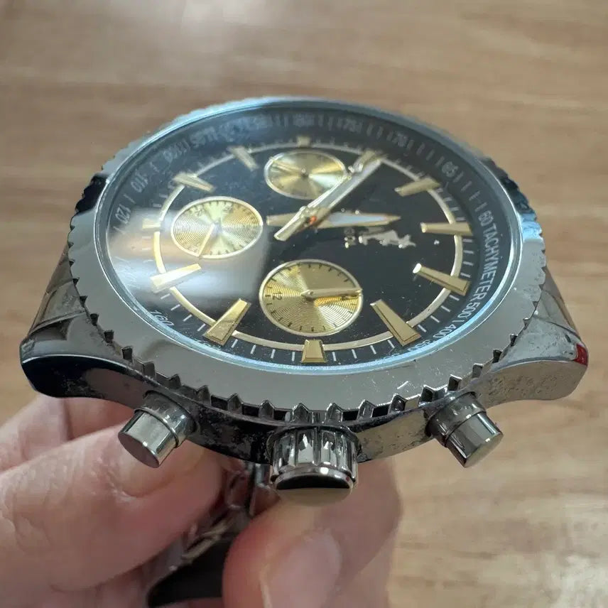 [BUNJANG] KANGOL Gold & Silver Wristwatch / 캉골 풀메탈 [KANGOL] 골드 & 실버 손목시계