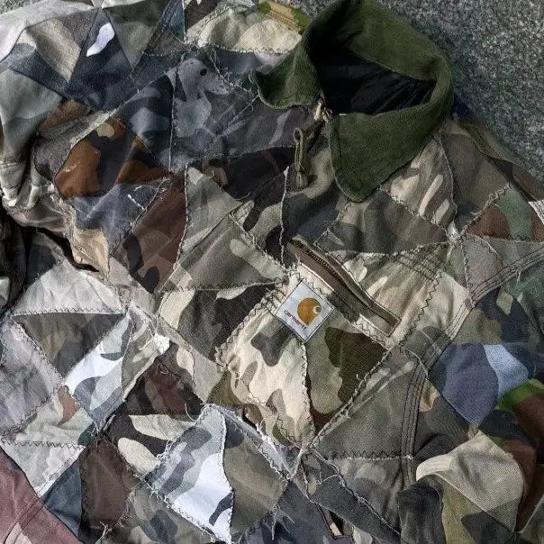 [BUNJANG] Carhartt Patchwork Jacket / 칼하트 리메이크 패치워크 자켓 100~105